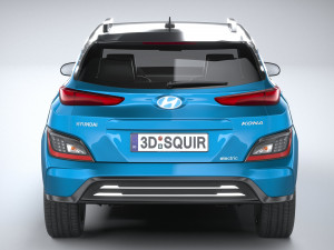 Hyundai Kona Electric 2021 3D Model