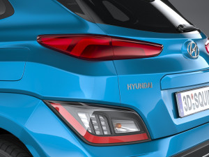 Hyundai Kona Electric 2021 3D Model