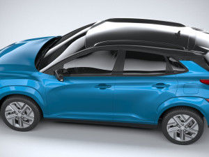Hyundai Kona Electric 2021 3D Model