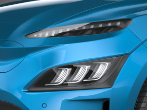 Hyundai Kona Electric 2021 3D Model