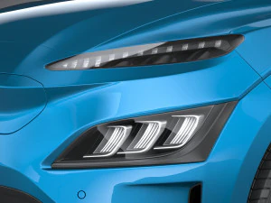 Hyundai Kona Electric 2021 3D Model