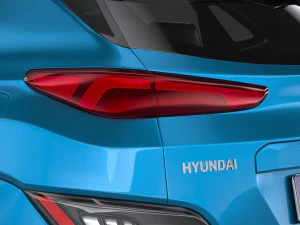 Hyundai Kona Electric 2021 3D Model