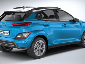 Hyundai Kona Electric 2021 3D Model