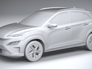 Hyundai Kona Electric 2021 3D Model