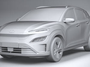 Hyundai Kona Electric 2021 3D Model