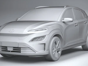 Hyundai Kona Electric 2021 3D Model