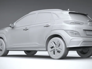 Hyundai Kona Electric 2021 3D Model