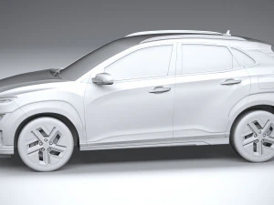 Hyundai Kona Electric 2021 3D Model