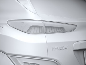 Hyundai Kona Electric 2021 3D Model