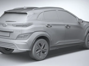 Hyundai Kona Electric 2021 3D Model