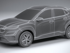 Hyundai Kona Electric 2021 3D Model