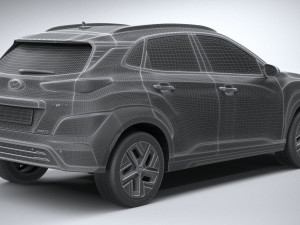 Hyundai Kona Electric 2021 3D Model