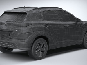 Hyundai Kona Electric 2021 3D Model