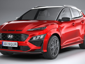 Hyundai Kona N-line 2021 3D Model