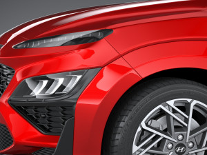 Hyundai Kona N-line 2021 3D Model