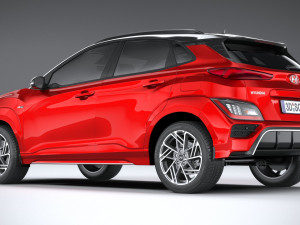 Hyundai Kona N-line 2021 3D Model