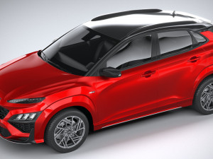 Hyundai Kona N-line 2021 3D Model