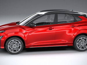 Hyundai Kona N-line 2021 3D Model