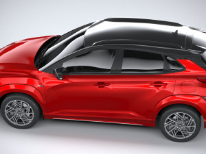 Hyundai Kona N-line 2021 3D Model