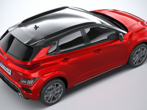 Hyundai Kona N-line 2021 3D Model