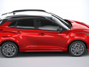 Hyundai Kona N-line 2021 3D Model