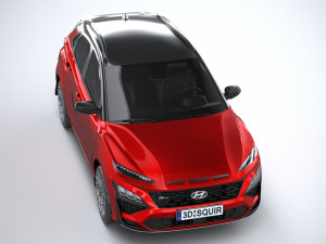 Hyundai Kona N-line 2021 3D Model