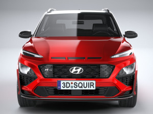 Hyundai Kona N-line 2021 3D Model