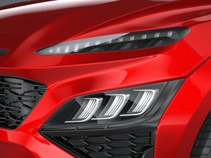 Hyundai Kona N-line 2021 3D Model