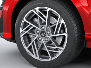 Hyundai Kona N-line 2021 3D Model