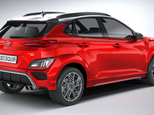 Hyundai Kona N-line 2021 3D Model