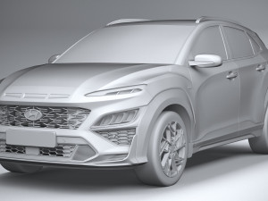 Hyundai Kona N-line 2021 3D Model