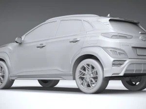 Hyundai Kona linha N 2021 Modelo 3D