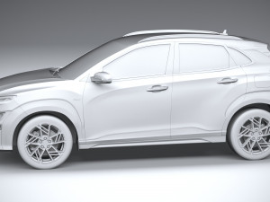 Hyundai Kona N-line 2021 3D Model