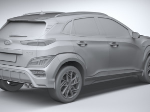 Hyundai Kona N-line 2021 3D Model