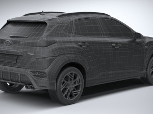 Hyundai Kona N-line 2021 3D Model