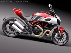 Ducati Diavel 2011 Modelo 3D