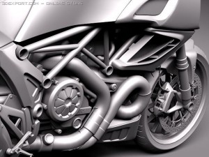 Ducati Diavel 2011 Modelo 3D