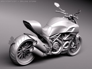 Ducati Diavel 2011 Modelo 3D