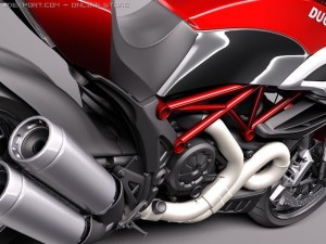 Ducati Diavel 2011 Modelo 3D