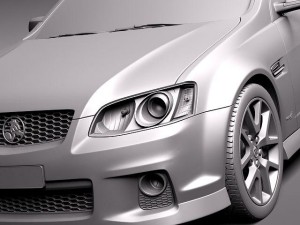 Holden Commodore 2011 Sedan Modèle 3D