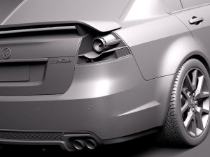 Holden Commodore 2011 Sedan Modèle 3D