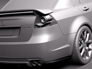 Holden Commodore 2011 Sedan 3D Model