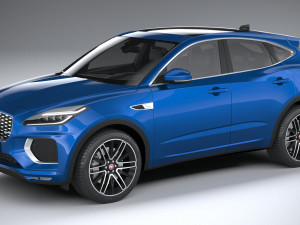 jaguar e-pace r-dynamic 2021 3D Model