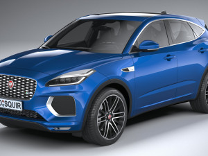 Jaguar E-pace R-dynamic 2021 3D Model