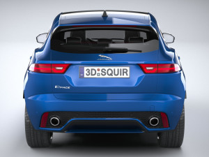 Jaguar E-pace R-dynamic 2021 3D Model
