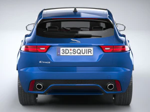 Jaguar E-pace R-dynamic 2021 3D Model