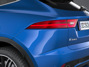 Jaguar E-pace R-dynamic 2021 3D Model