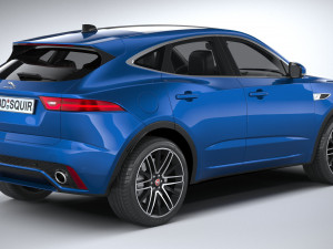 Jaguar E-pace R-dynamic 2021 3D Model