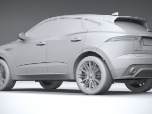 Jaguar E-pace R-dynamic 2021 3D Model
