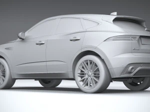 Jaguar E-pace R-dynamic 2021 3D Model